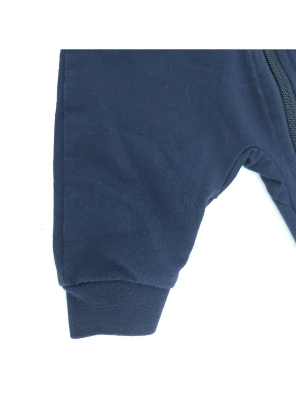 Nike Infant Baby Boy French Terry/Fleece Hooded Romper Size 3 Months Navy Blue